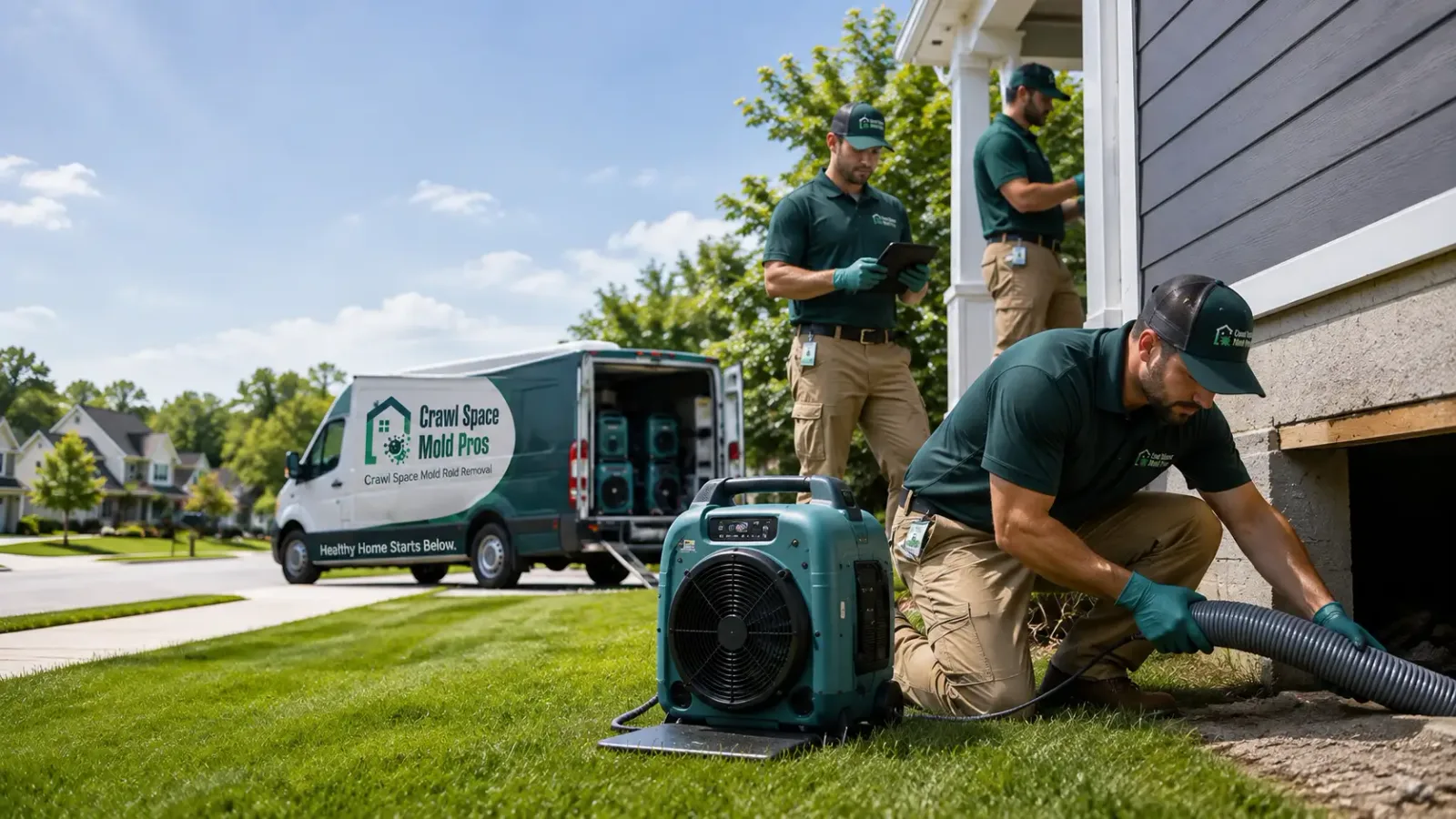 Crawl Space Mold Removal in Fall River, KS